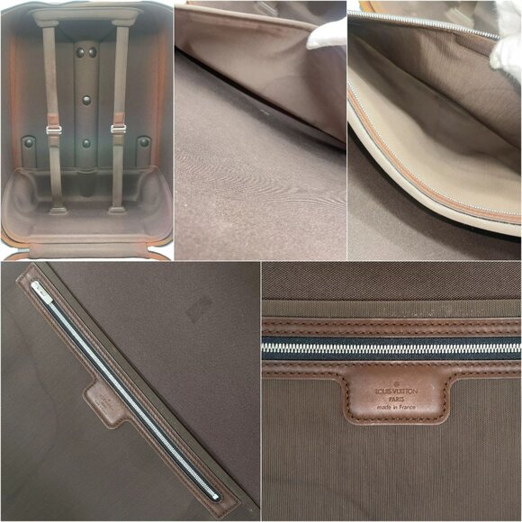 026505AH (S6) Louis Vuitton Carry Case Conqueran 65 Black Damier Geant - Picture 12 of 13